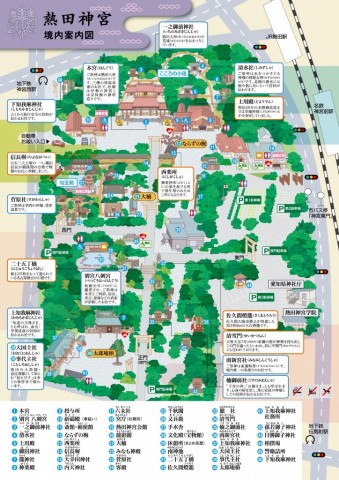 熱田神宮境内図