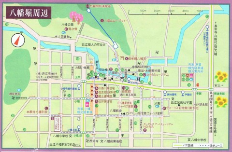 近江八幡観光地図