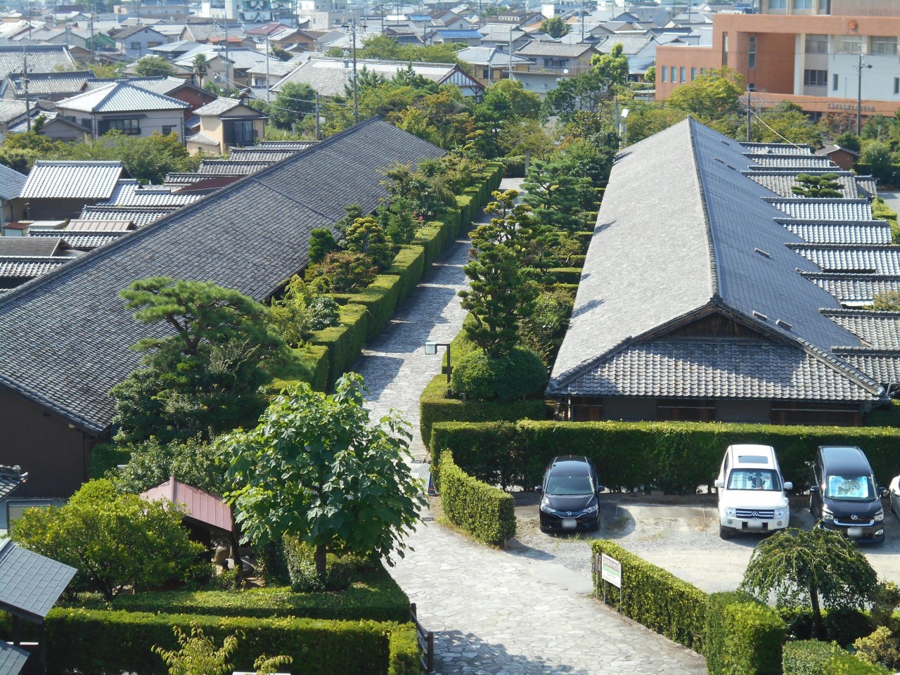 松坂城と商人屋敷