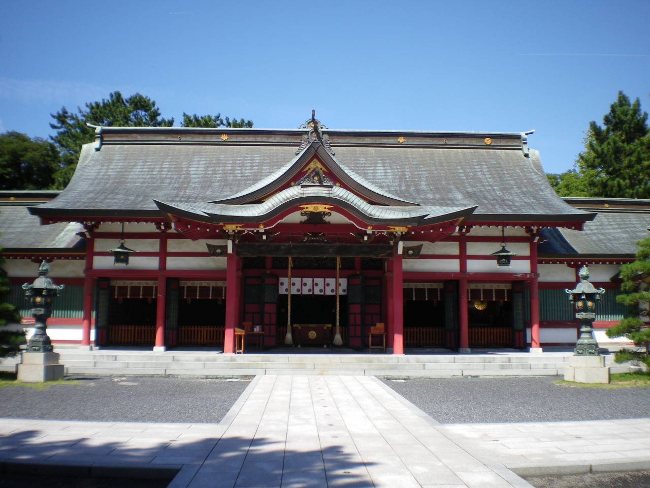 日本三大鳥居の気比神宮