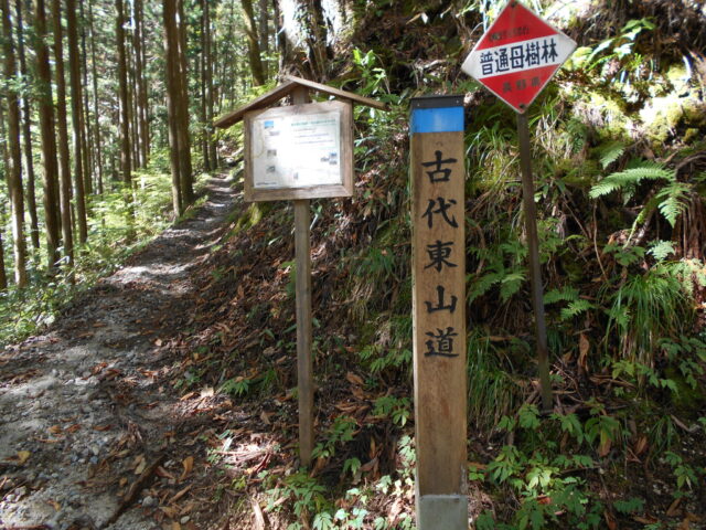 古代東山道の標識